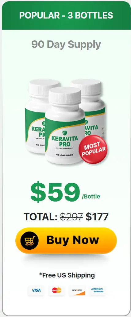 Keravita Pro 3 bottles